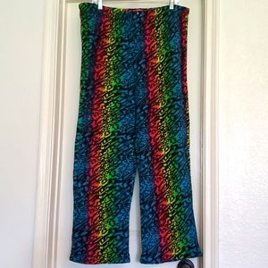💙💛Fun Rainbow Print Pajama Pants